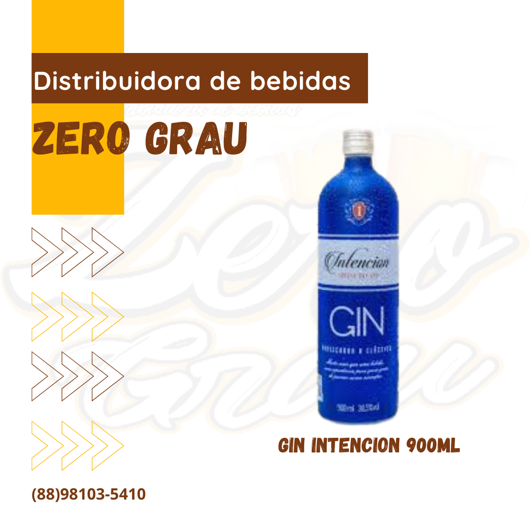 VODKA GIN INTENCION 1 LT AZUL