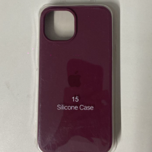 CAPA ROXO IPHONE 15 SILICONE CASE