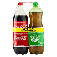 KIT 2 EM 1 COCA 2L+FANTA GUARANA 2L