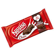 Choc barra Nestle meio amargo 90g