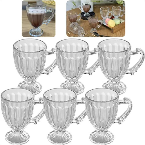 JOGO DE XÍCARAS CHÁ CAFÉ 6PCS 190ML DYNASTY