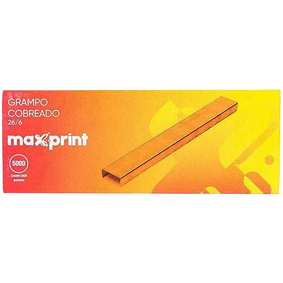 GRAMPO MAXPRINT COBREADO 26/6 C/5000UN