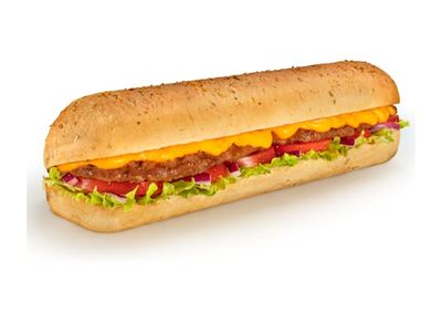 Sub 30cm Steak Cheddar Cremoso