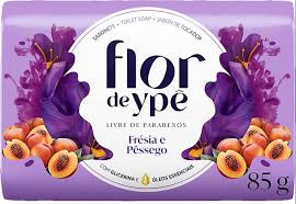 SABONETE FLOR YPE SV FRESIA PESSEGO ENV 85G