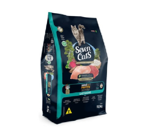 Seven Cats Castrados Frango Carne 10,1Kg
