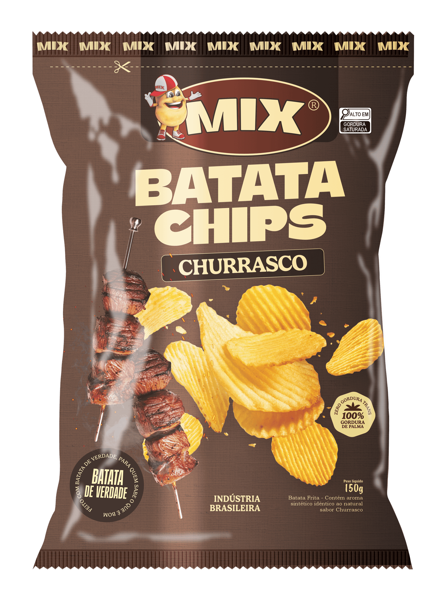 BATATA MIX CHIPS CHURRASCO 150GR