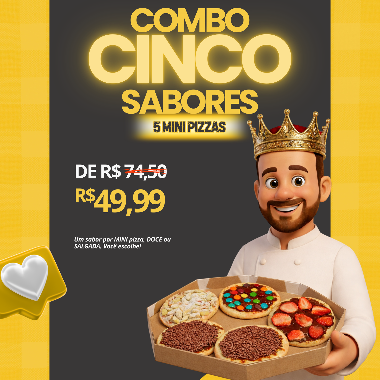 COMBO CINCO SABORES