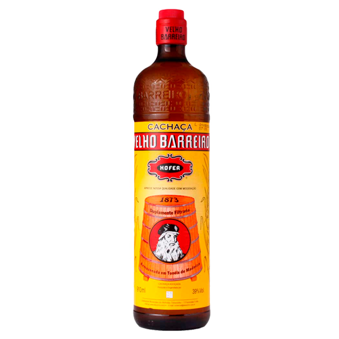 Cachaça Velho Barreiro 910ml