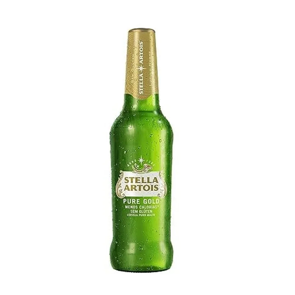 CERVEJA STELLA ARTOIS PURE GOLD LONG NECK 330ML
