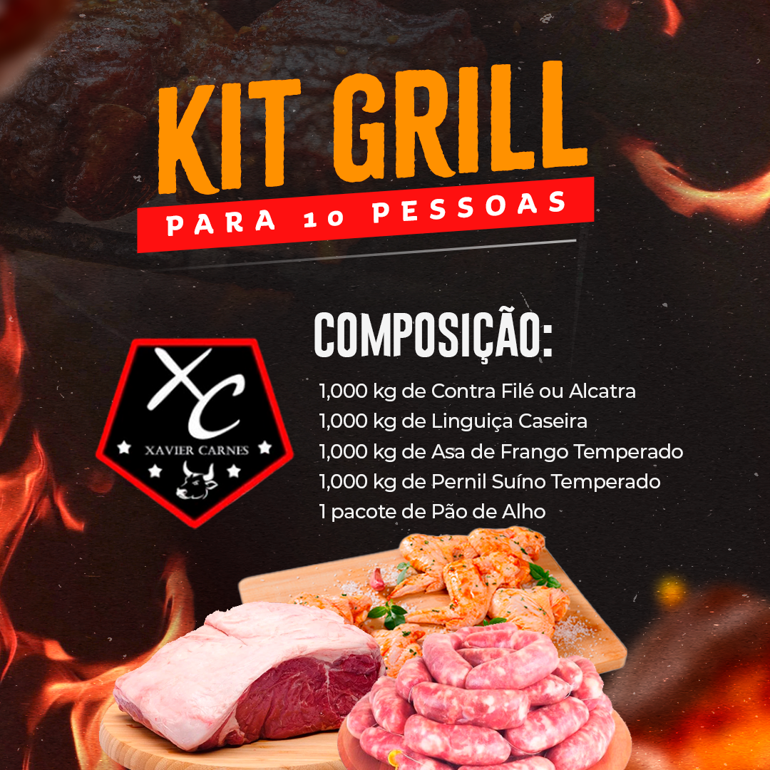 PD3 - KIT CHURRASCO GRILL