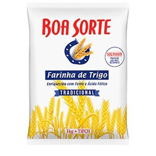 Farinha de Trigo Boa Sorte Tradicional 1kg