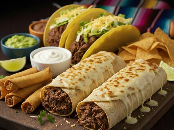 Oferta do mês - Serve 2 pessoas (Tacos, Burritos, Taquitos, Nachos e Molhos)