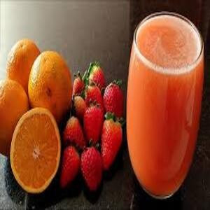SUCO DE FRUTA LARANJA C/ MORANGO