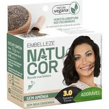 TINTA NATUCOR CASTANHO ESCURO