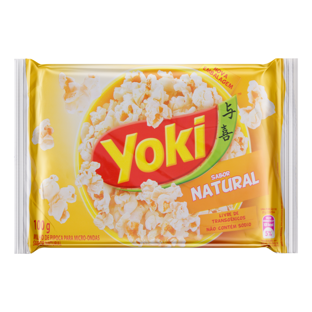 Pipoca Micro Yoki natural 160g