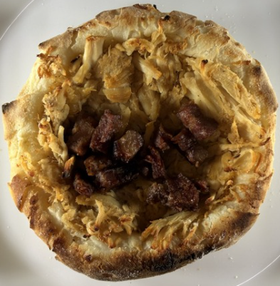 ESFIHA FRANGO COM BACON