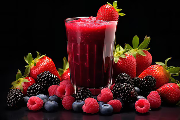 TAÇA SUCO FRUTAS VERMELHAS 450 ML
