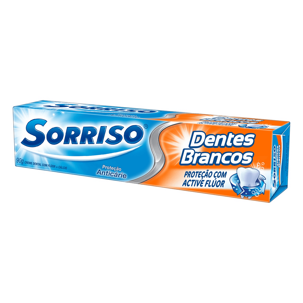 CREME DENTAL SORRISO DENTES BRANCOS 90G