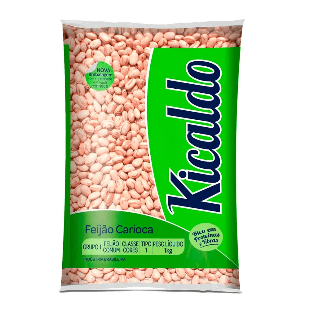 Feijao Kicaldo Carioca 1kg