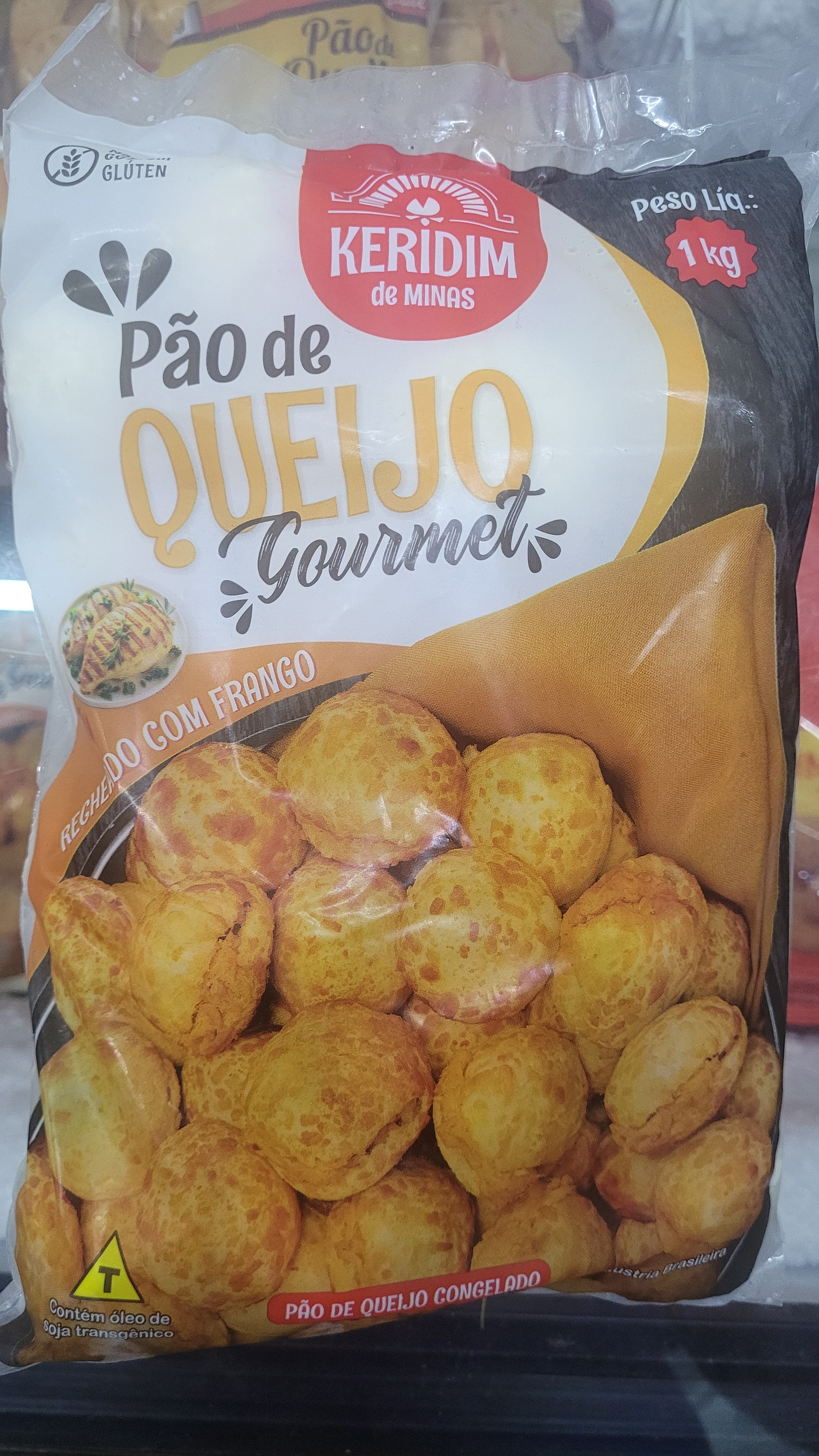 Pão de Queijo Rechado com Frango keridim de Minas 1kg