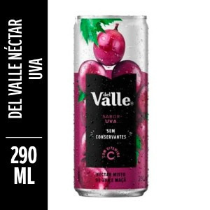 SUCO LATA DEL VALLE UVA 290ML