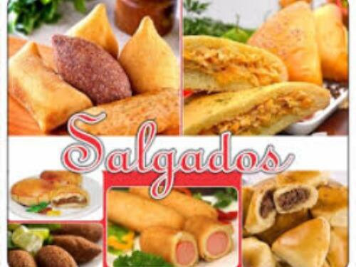 Salagados grandes  super recheados massa bem leve !