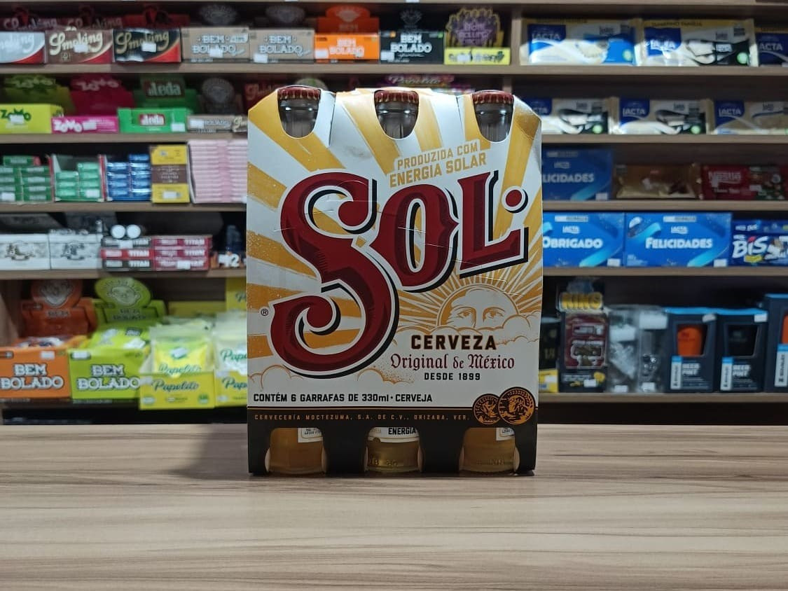 CERVEJA SOL LONG PACK  330ML