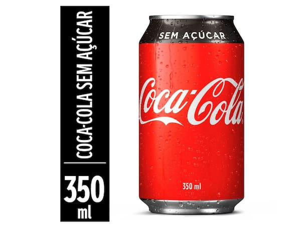 Coca-Cola Lata Sem Açúcar 350ml