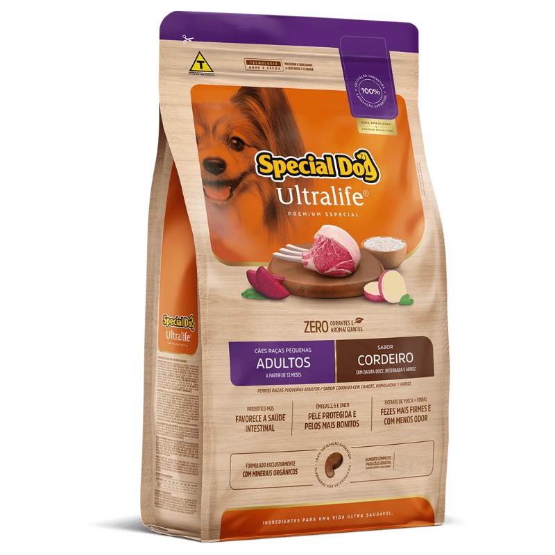 Special Dog Ultralife Cordeiro Adultos Raças Pequenas 1kg