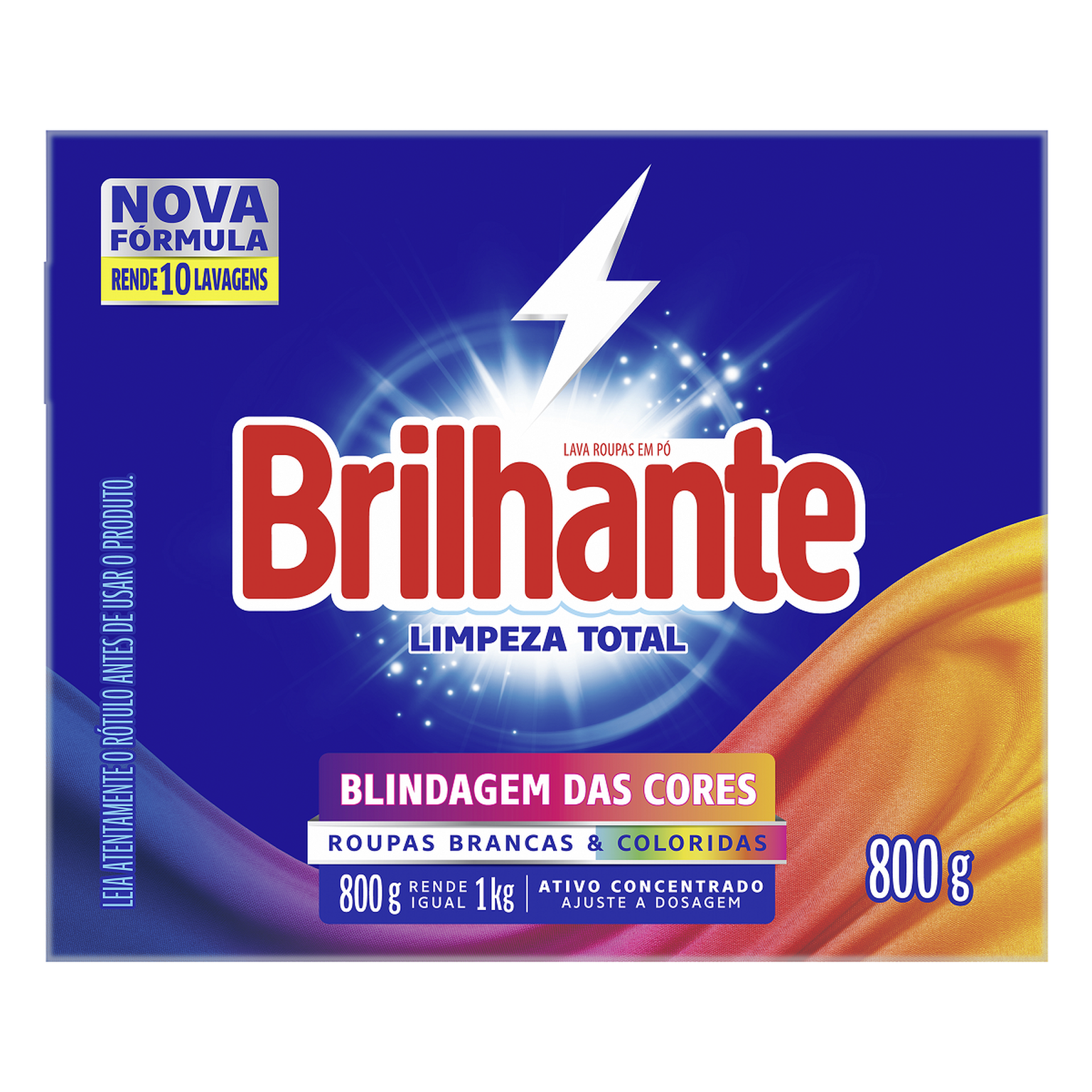 SABAO EM PO BRILHANTE LIMPEZA TOTAL CX800G