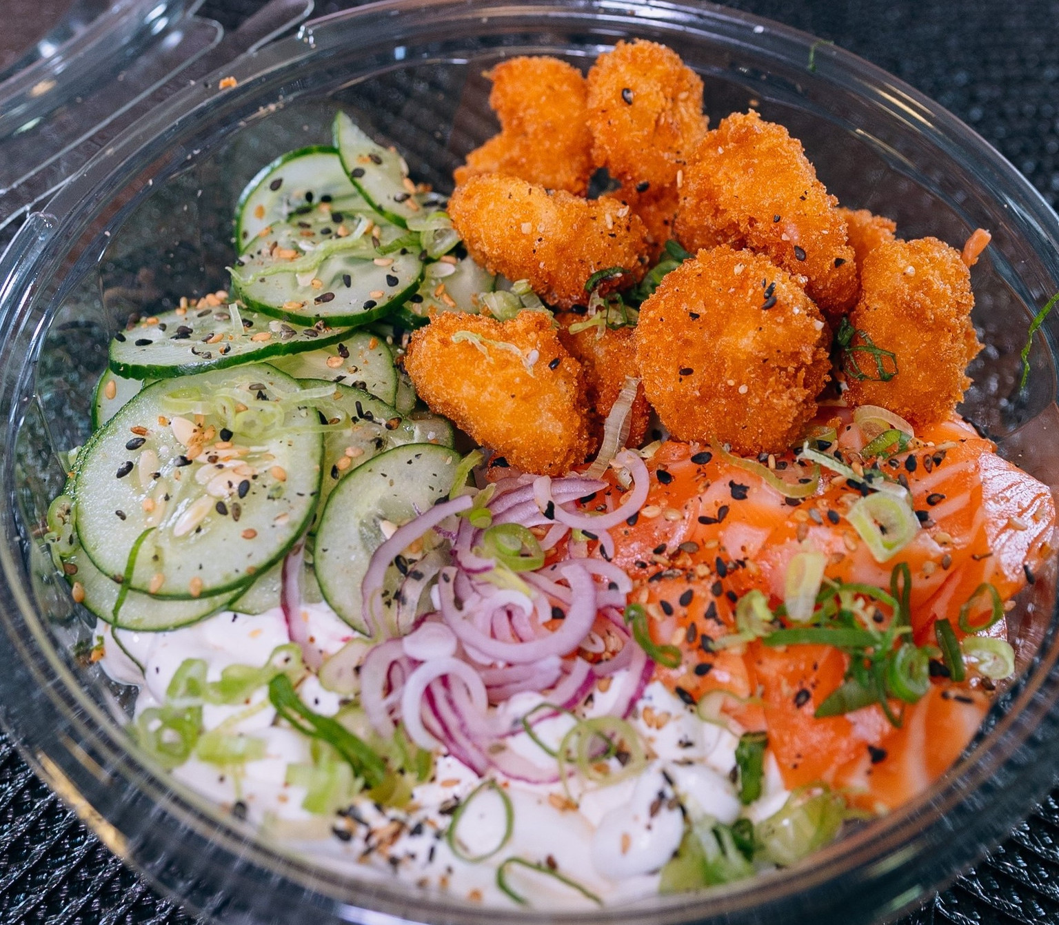POKE CAMARÃO EMPANADO