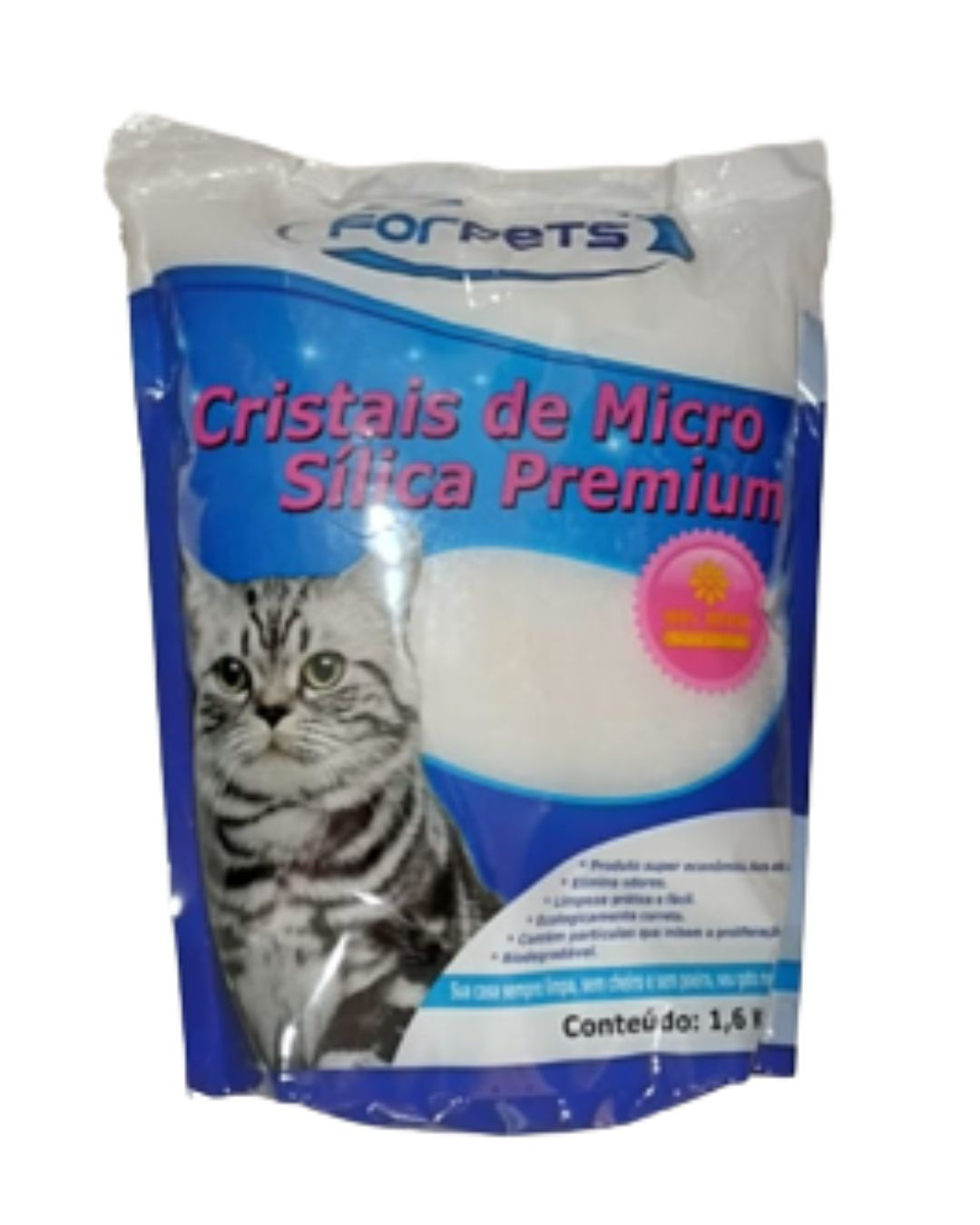 Cristais de Micro SÍLICA (fina) 1.6Kg  