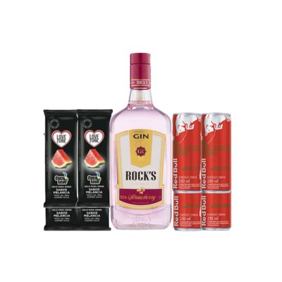 COMBO ROCKS DOCE C/RED BULL 
