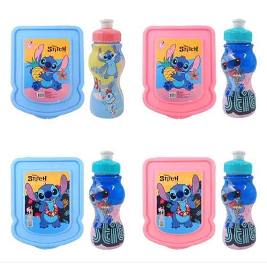 KIT RECREIO STITCH PLASDURAN GARRAFA + POTE REF471246