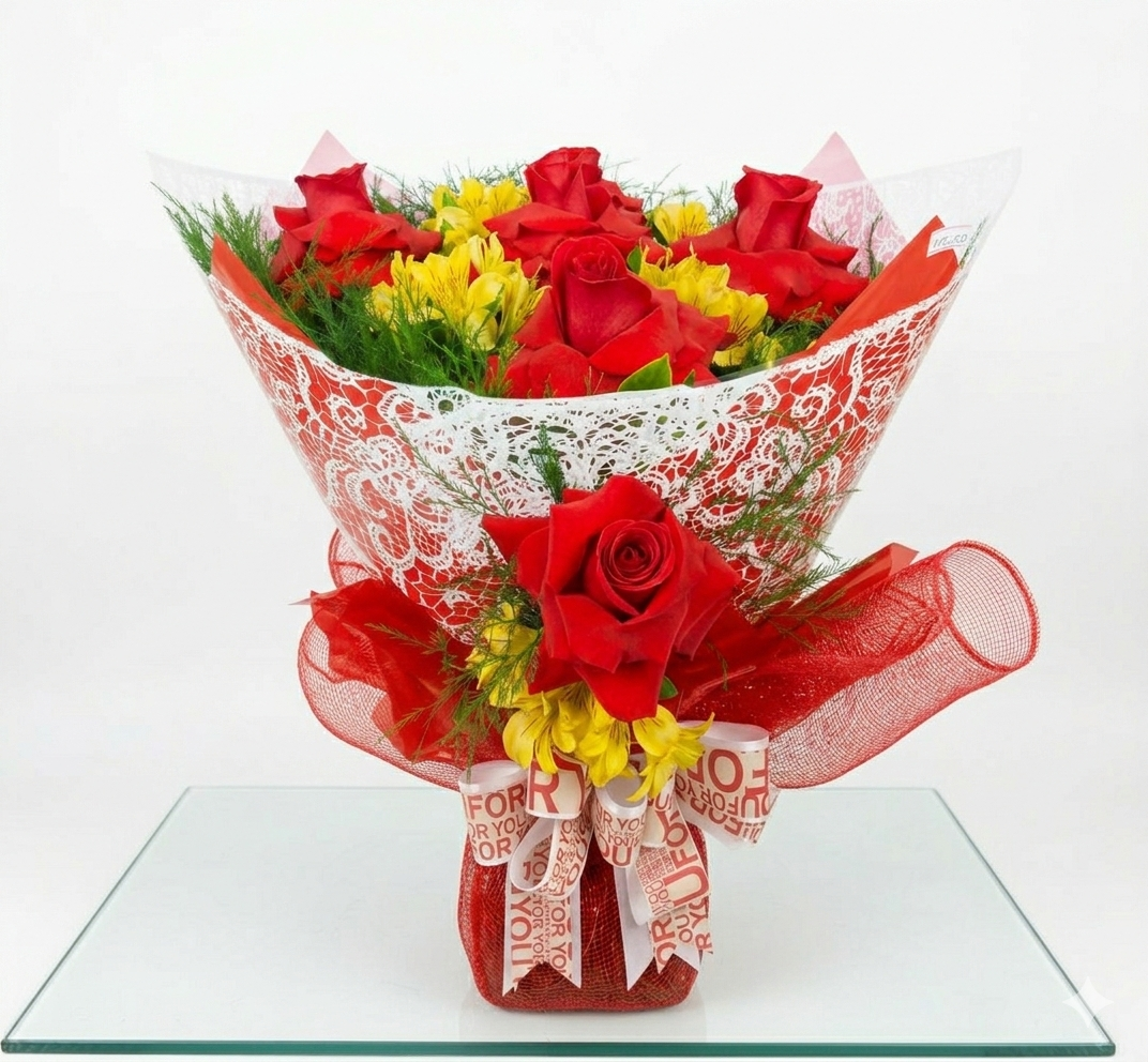Buquê de rosas colombianas