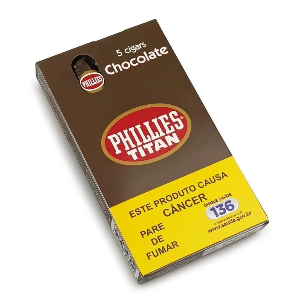 CAIXA DE CHARUTO TITAN COM 5 UNIDADES ( SABORES )