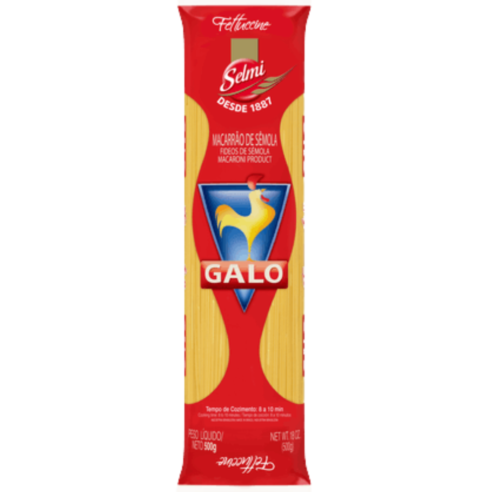 MACARRAO SEMOLA GALO FETTUCCINE 500G
