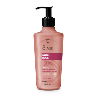 Combo Siàge Nutri Rose: Shampoo 400ml + Condicionador 400ml