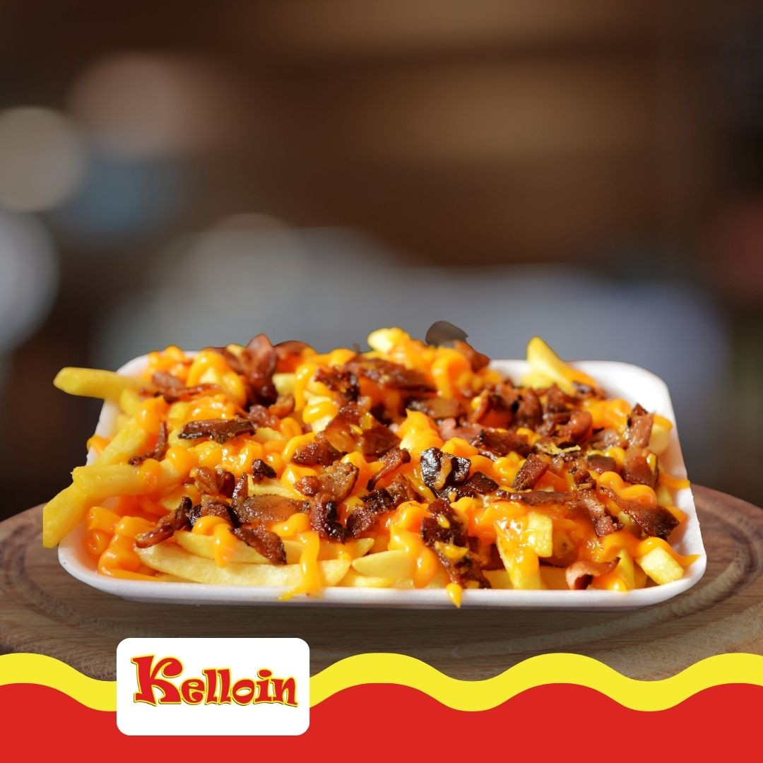 Batata Media(Bacon e Cheddar)