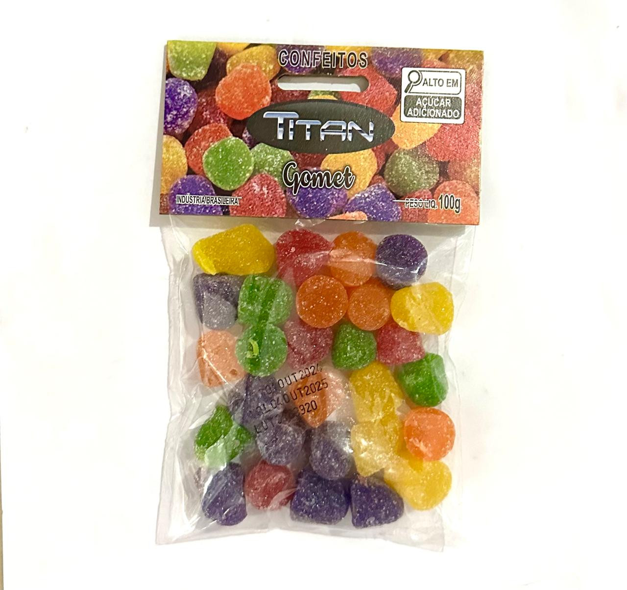 BALA DE GOMA TITAN GOMET 100G