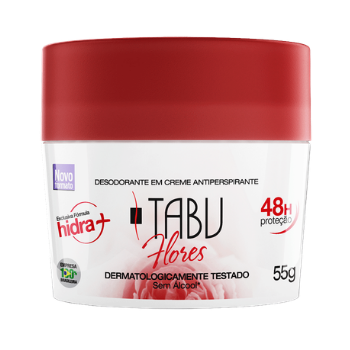 DESOD CREME TABU FLORES 55G