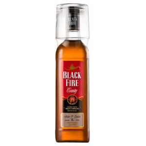 WHISKY BLACK FIRE 1L C/ COPO