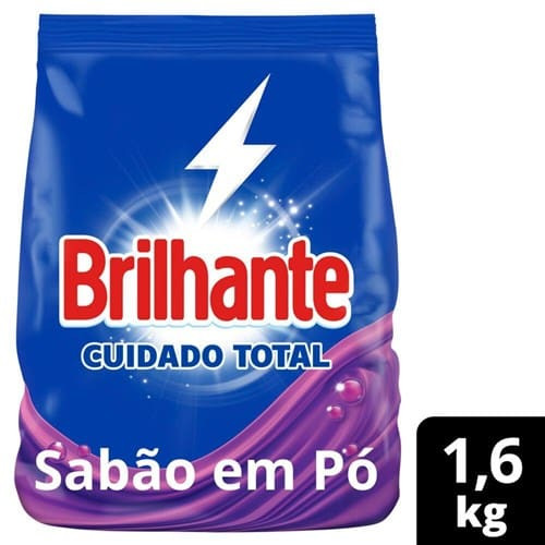 Sabão em Pó Cuidado Total Brilhante 1,6kg
