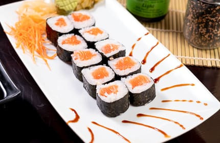 Hossomaki de salmão