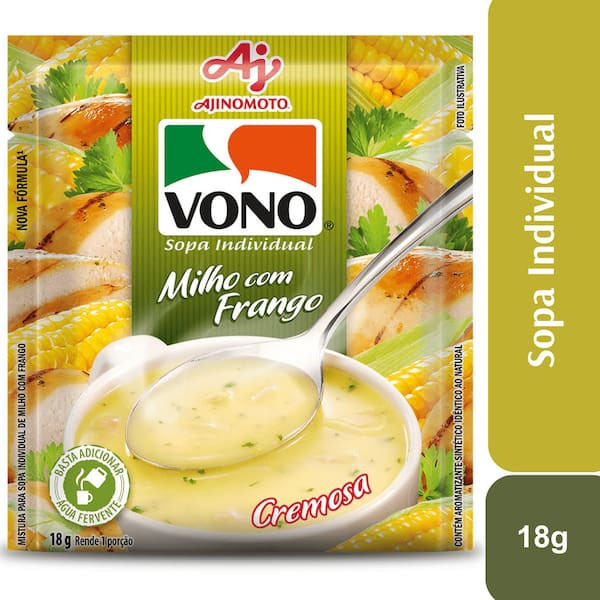 Sopa Vono Milho com Frango 18g