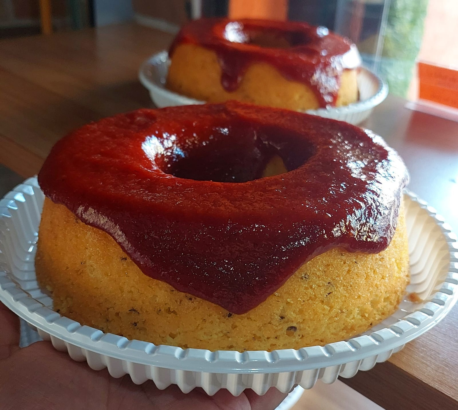 Bolo de Fubá c/ Goiabada