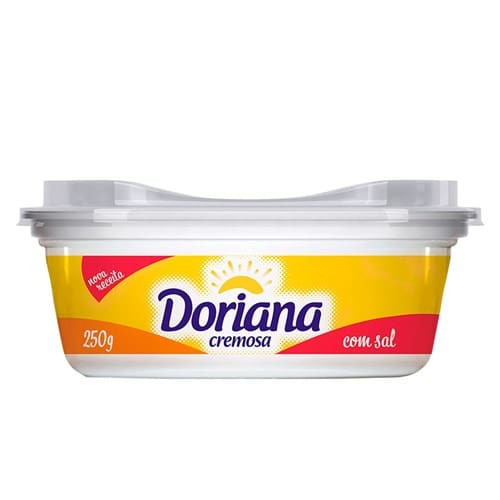 Margarina Cremosa com Sal Doriana 250g