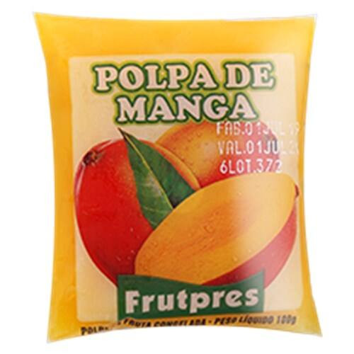 Polpa Congelada Frutpres Manga Embalagem 100g