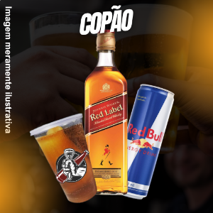 COPÃO WISK RED LABEL