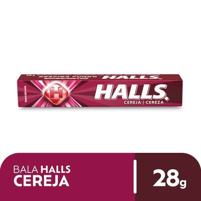 Bala de Cereja Halls 28 g